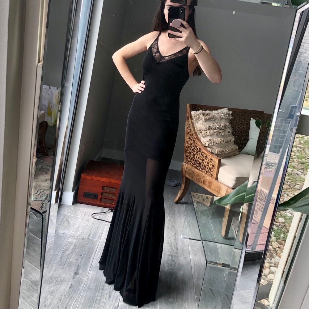 Black gown